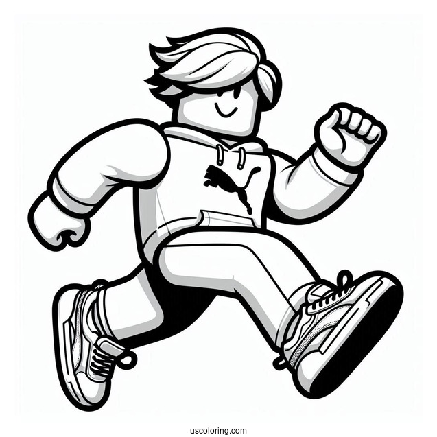 Roblox Character Running Wearing Puma