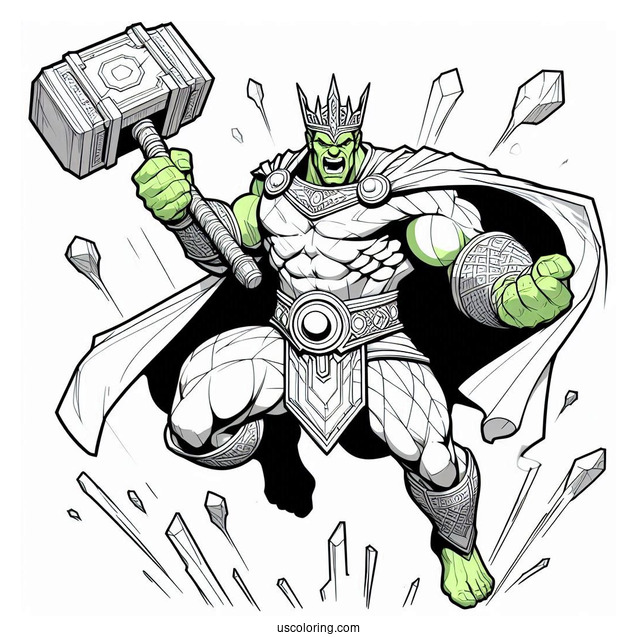 The Hulk Smashing Wall