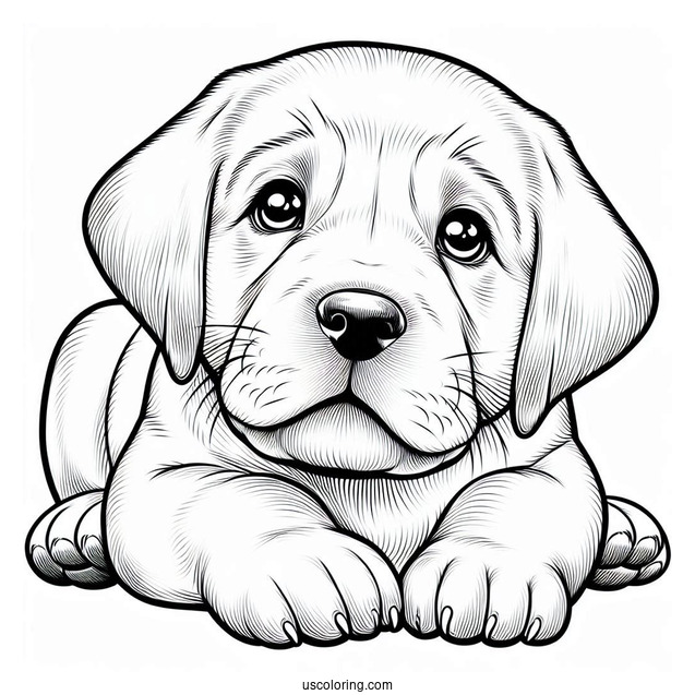 Close Up Of Labrador Puppy