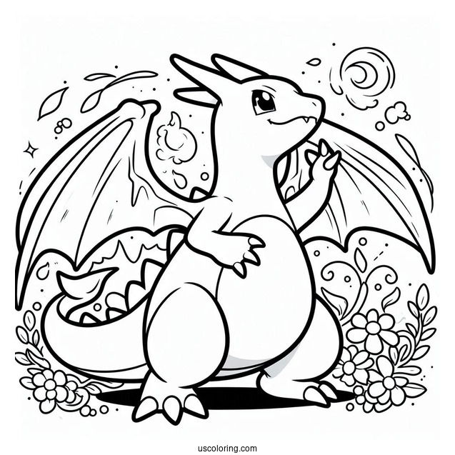 Coloring Page Of Charizard
