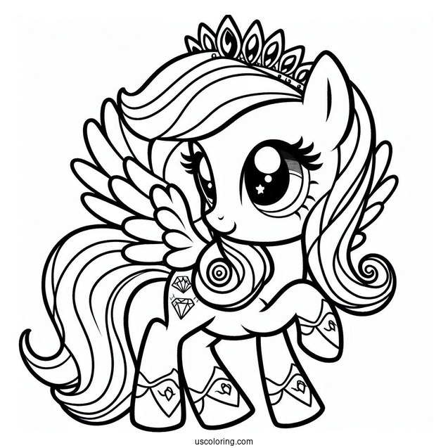 Baby Princess Dash With Wings