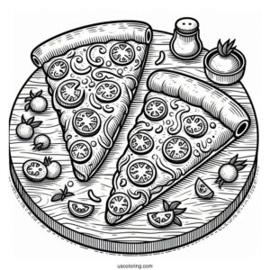 Two Delicious Looking Slices Of Pizza
