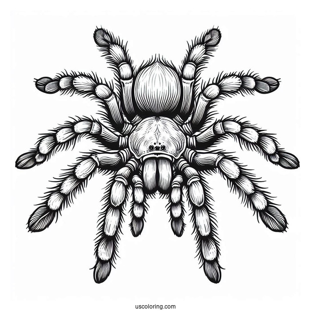 Tarantula Coloring Page
