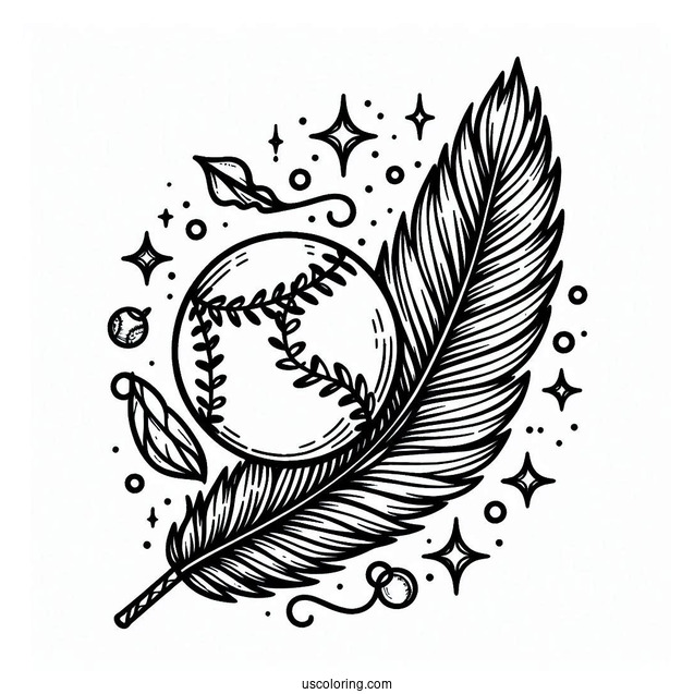 Baseball Coloring Page