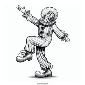 Realistic Clown Dancing