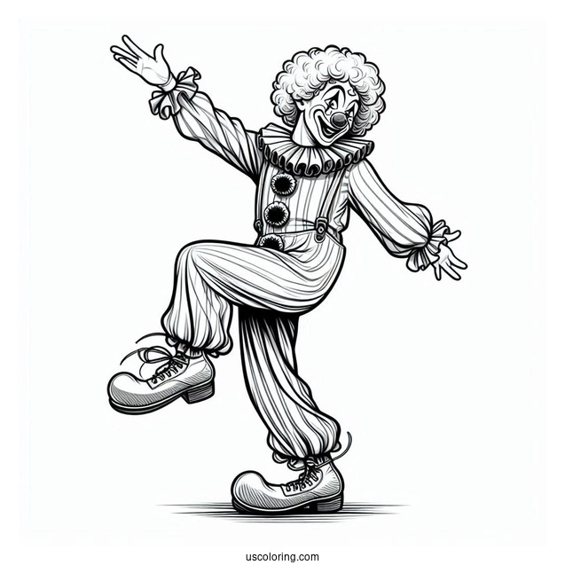 Realistic Clown Dancing