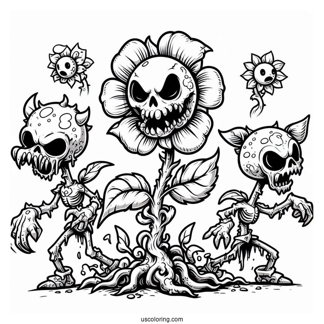 Evil Zombies To Color