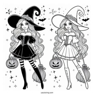 Halloween Themed Witch Barbie