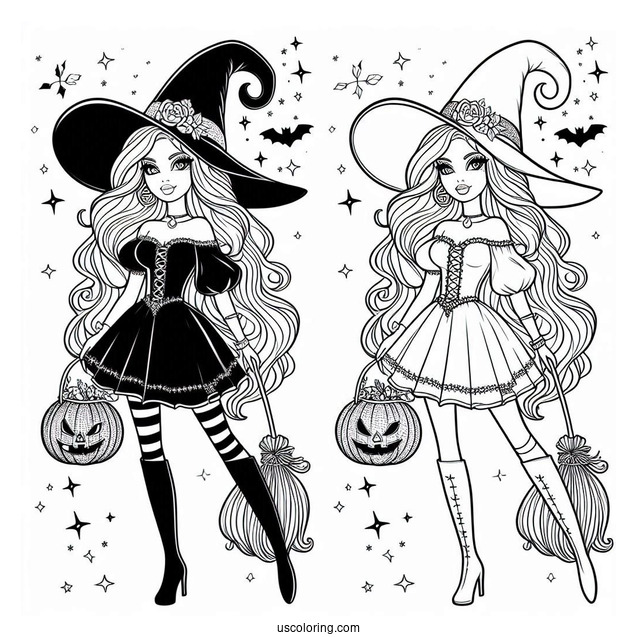 Halloween Themed Witch Barbie