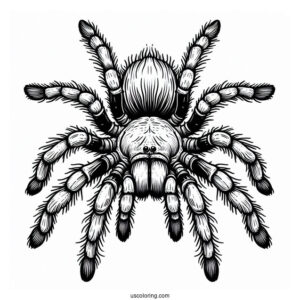 Tarantula Coloring Page