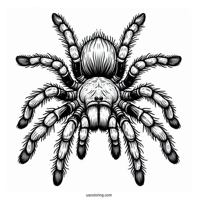 Tarantula Coloring Page