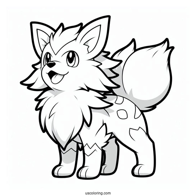 Arcanine Pokemon To Color