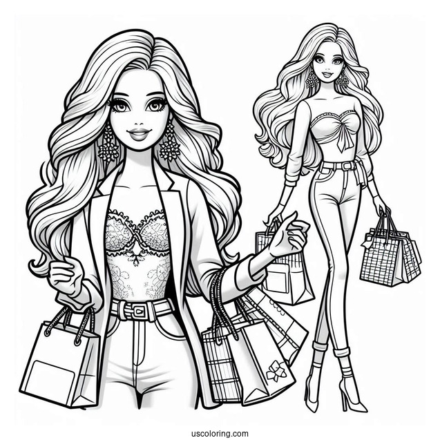 Barbie Out Shopping