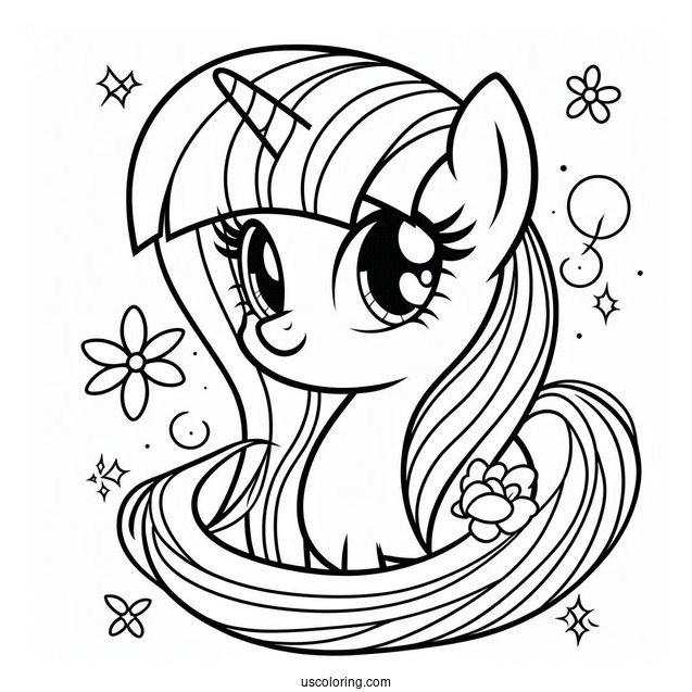 Smiling Twilight Sparkle from My Little Pony