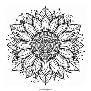 Mandala Coloring Sheet For Adults