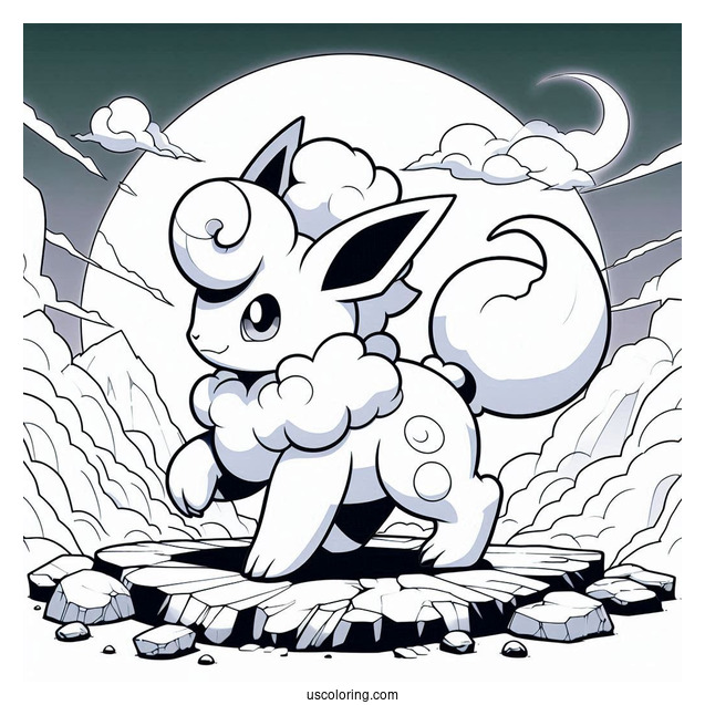Absol On Rocky Terrain