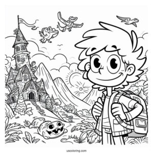 Nickelodeon Coloring Page Of The Wild Thornberrys