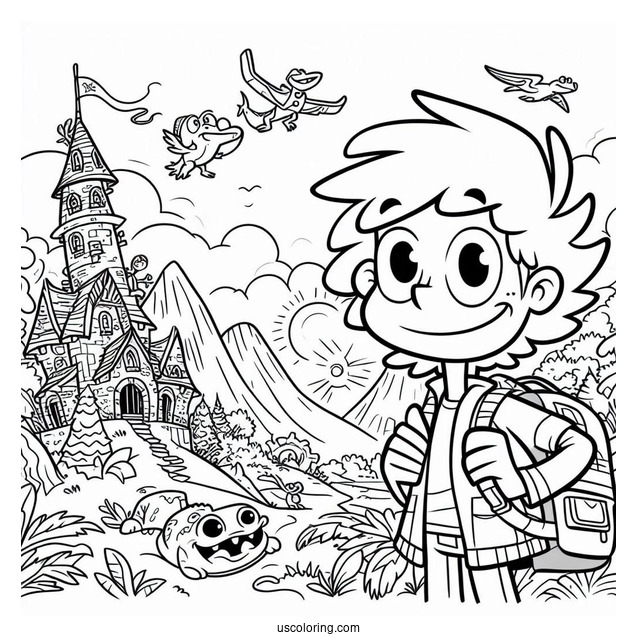 Nickelodeon Coloring Page Of The Wild Thornberrys