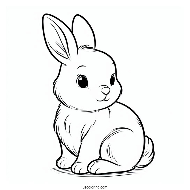 Rabbit From Winnie the Pooh To Color