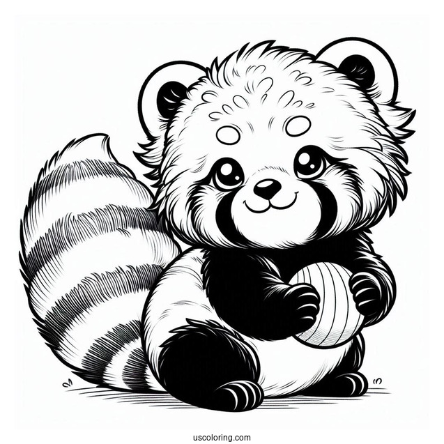 Red Panda From Turning Red Movie