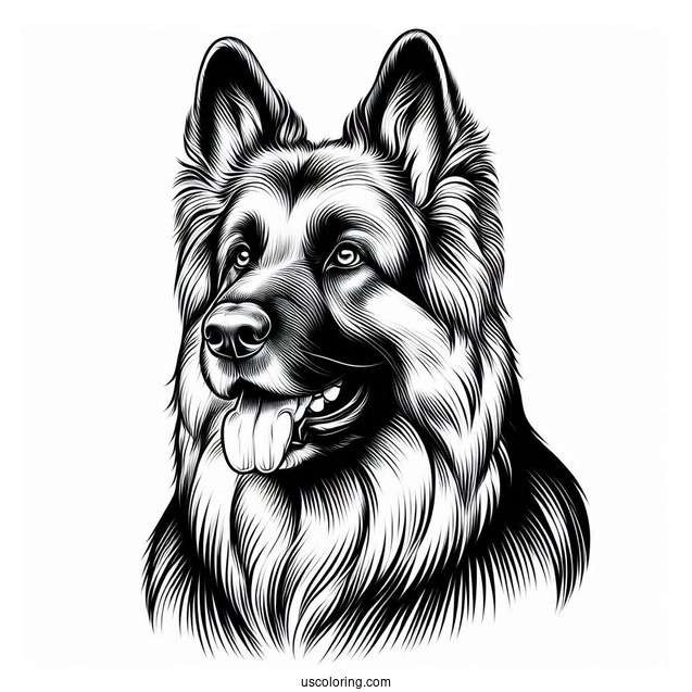 Big German Shepherd Dog