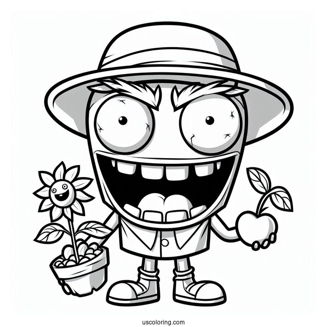Crazy Dave From Plants Vs Zombies