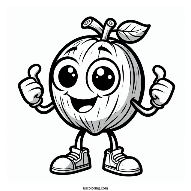 Simple Wall-Nut Character To Color