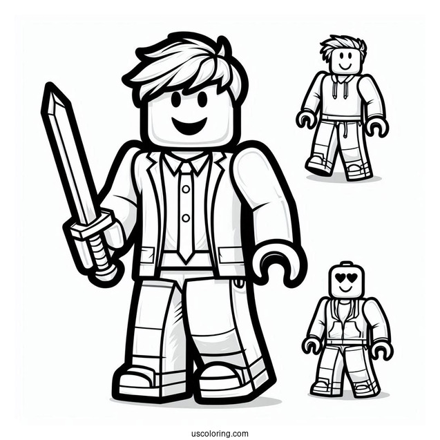 Detailed Roblox Characters To Color