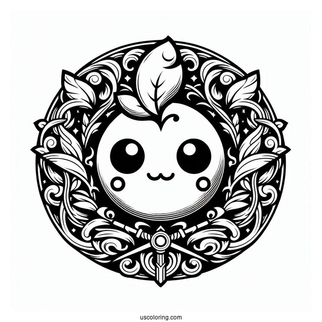 Sprunki Coloring Page Of Logo With Brud, Oren, Sky, Garnold, And Black