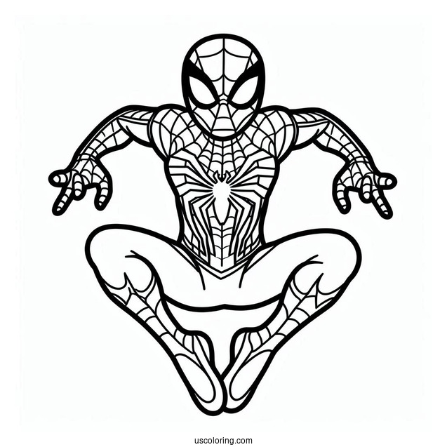 Easy Spider-Man Coloring For Kids(1)