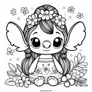 Scrump Rag Doll Coloring Page
