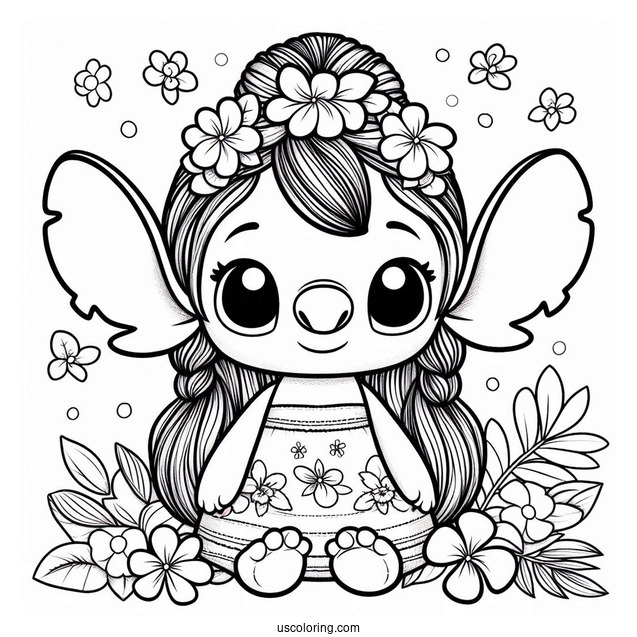 Scrump Rag Doll Coloring Page