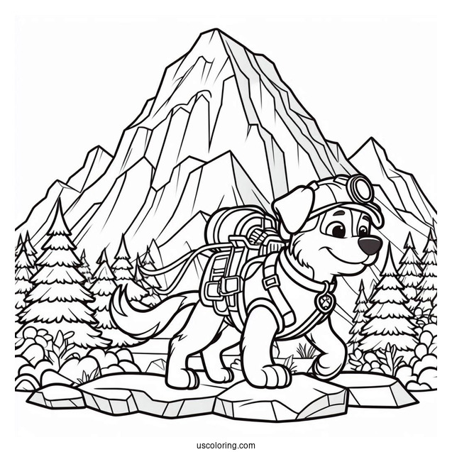 Coloring Page Of Everest