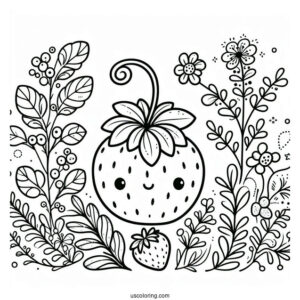Pretty Sprunki Coloring Page Of Vineria