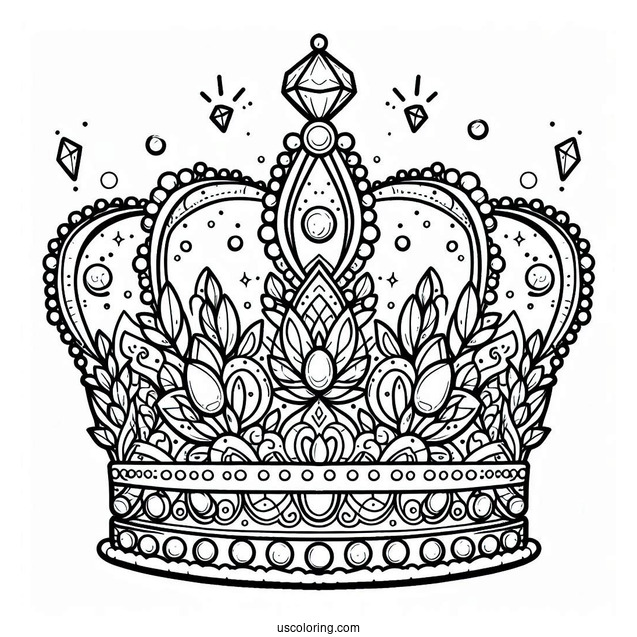 Crown With Multiple Gems