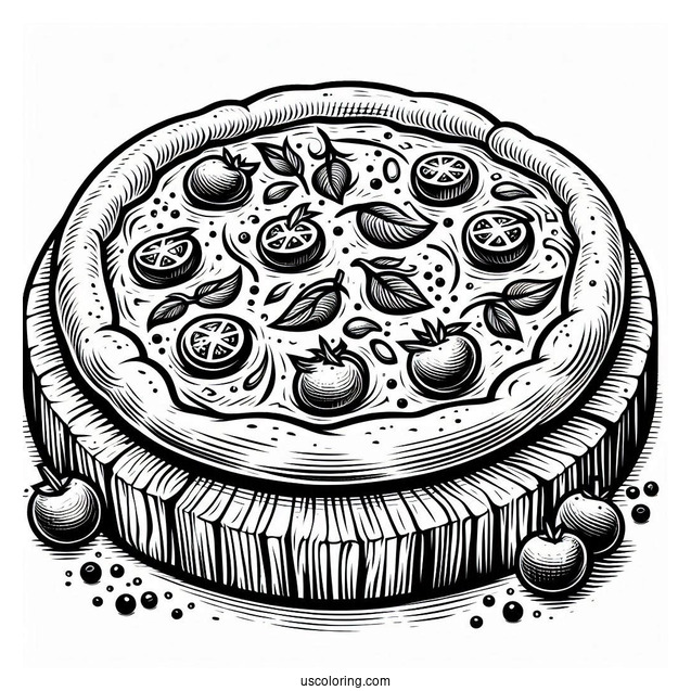 Simple Outline Of Wood Fired Pizza