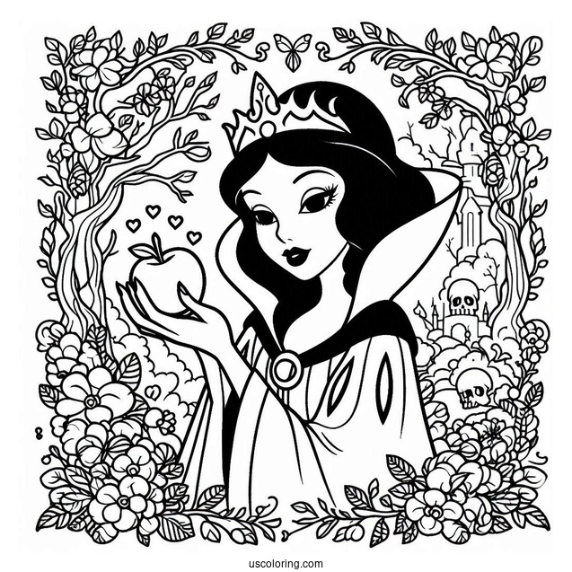 Queen Grimhilde Giving The Poisoned Apple