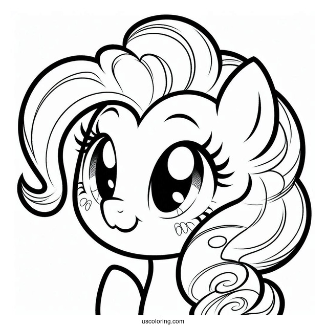 Pinkie Pie Coloring Page High Fiving Equestria Girls Version