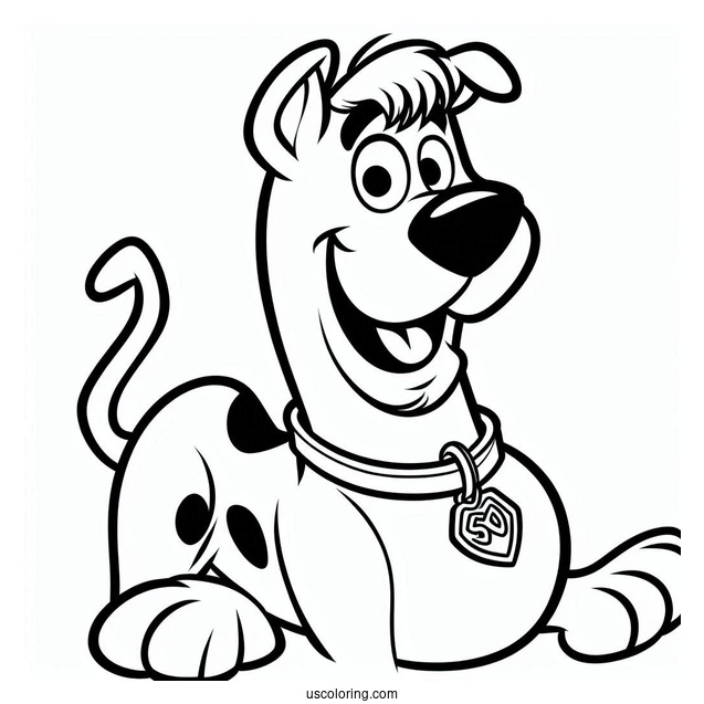 Coloring Page Of Fred From Scooby-Doo