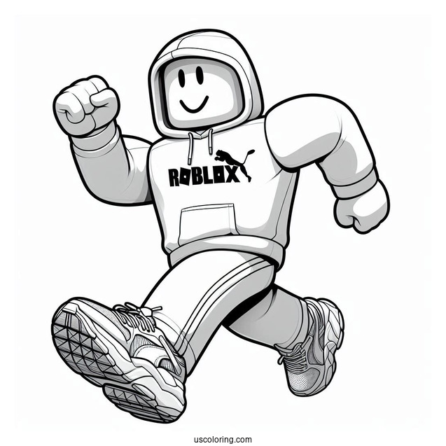 Roblox Character Running Wearing Puma