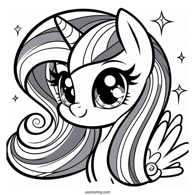 Smiling Twilight Sparkle from My Little Pony