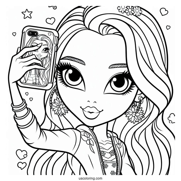 Cloe Taking A Selfie