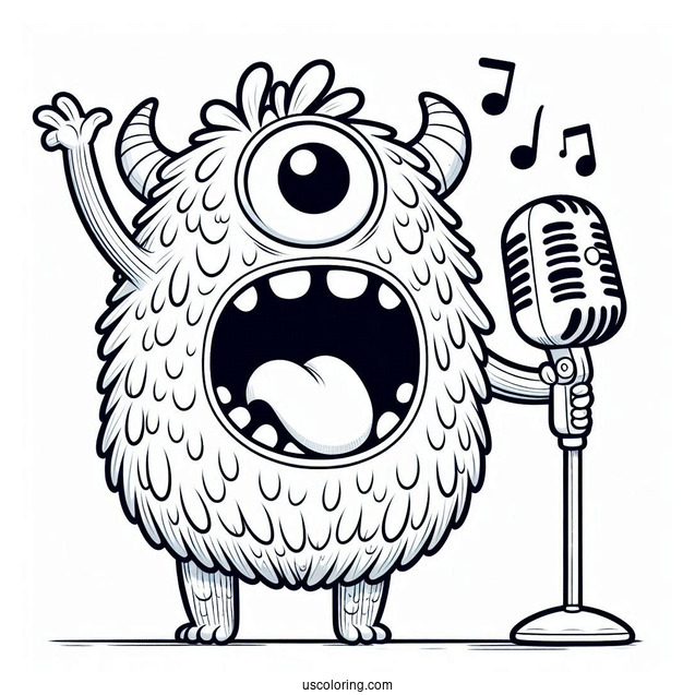 My Singing Monsters Coloring Page Of Singing Mammott