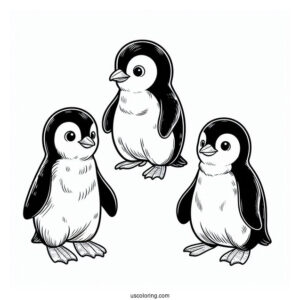 Madagascar Penguins Coloring Pages
