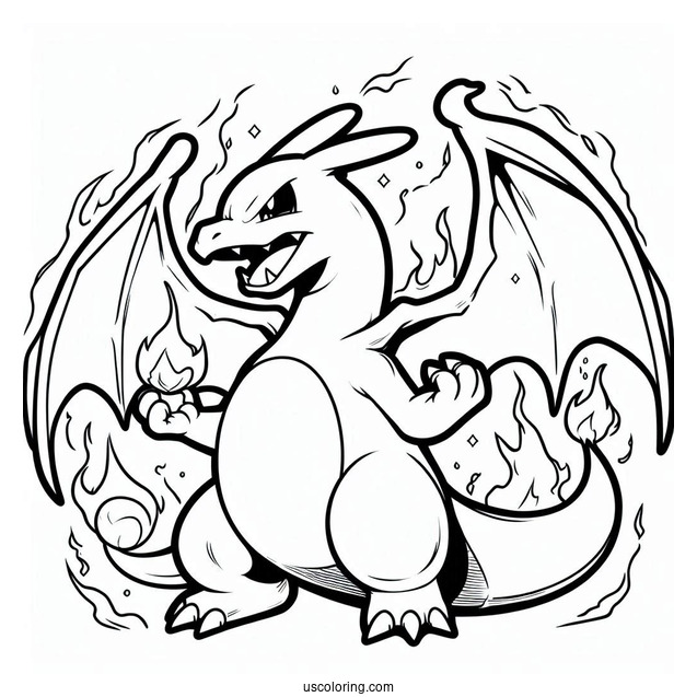 Charizard Coloring Sheet