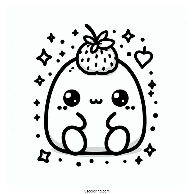 Kawaii Sumikko Gurashi Coloring Page In Bento
