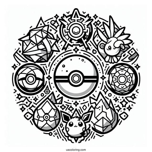 Pokemon Badges To Color