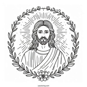 Easy Outline Of Jesus For Kids