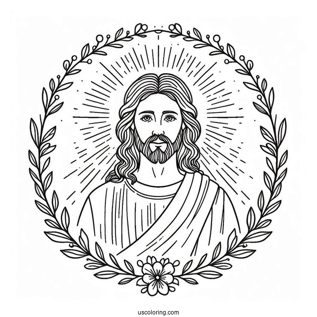 Easy Outline Of Jesus For Kids