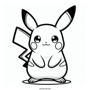 Raichu Outline Coloring In